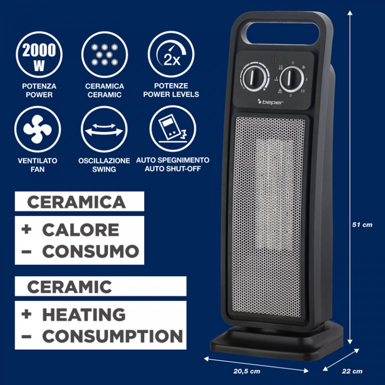 Aeroterma ceramica turn, Beper, P203TER002