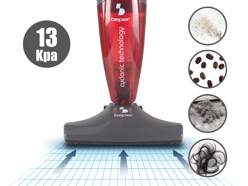 Aspirator vertical ciclonic 2 in 1, Beper, 50.451