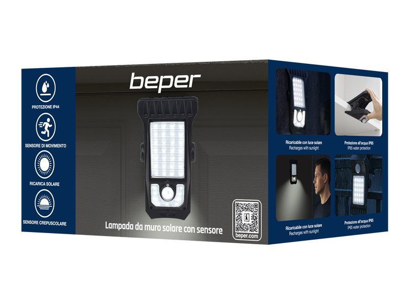 Lampa solara cu clema si senzor de miscare CLIPIA, Beper, P207ILO003