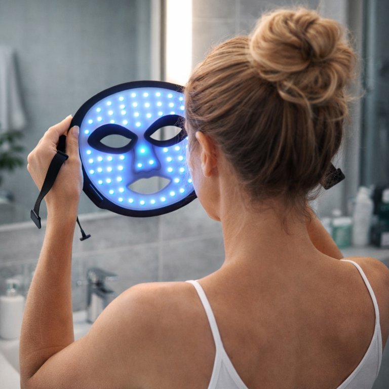 Masca faciala cu lumini LED, Beper, P302VIS100