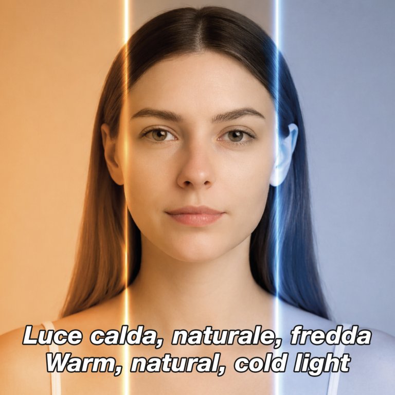 Oglinda cosmetica cu lumina LED reincarcabila, Beper, P302VIS051