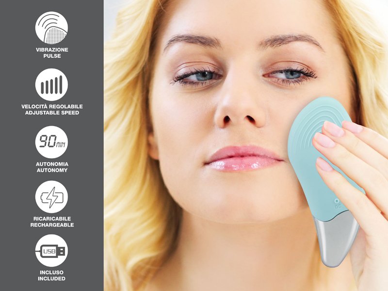 Perie curatare faciala sonica, Beper, P302VIS002