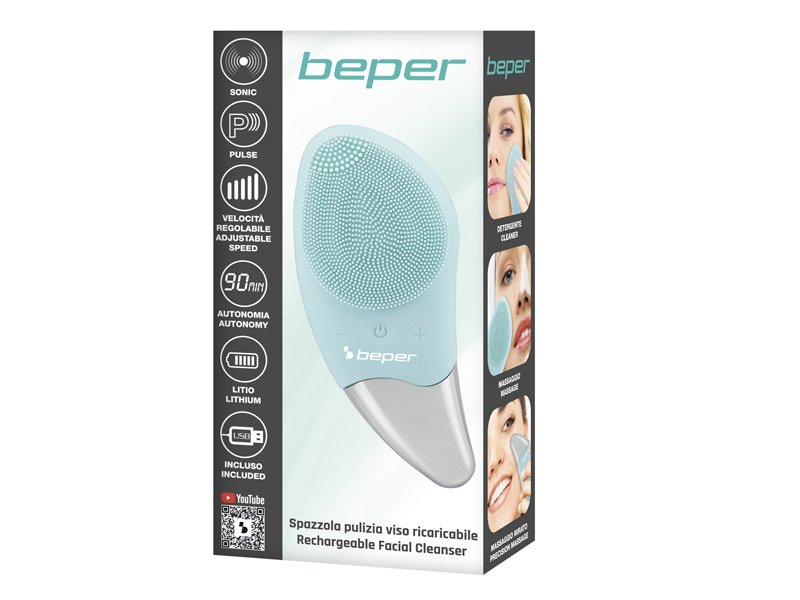Perie curatare faciala sonica, Beper, P302VIS002