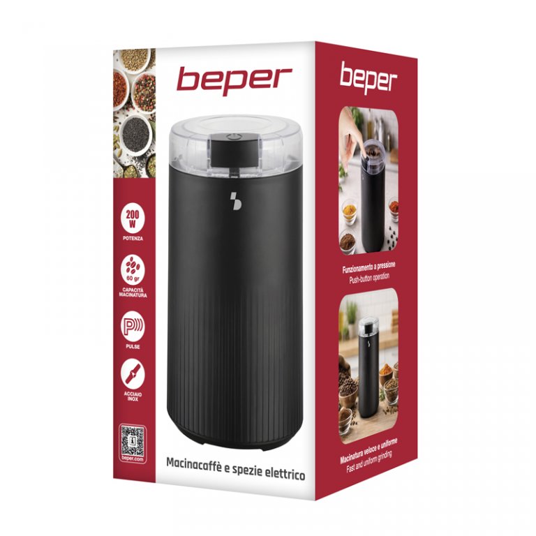 Rasnita electrica pentru cafea si condimente, Beper, P102ROB120