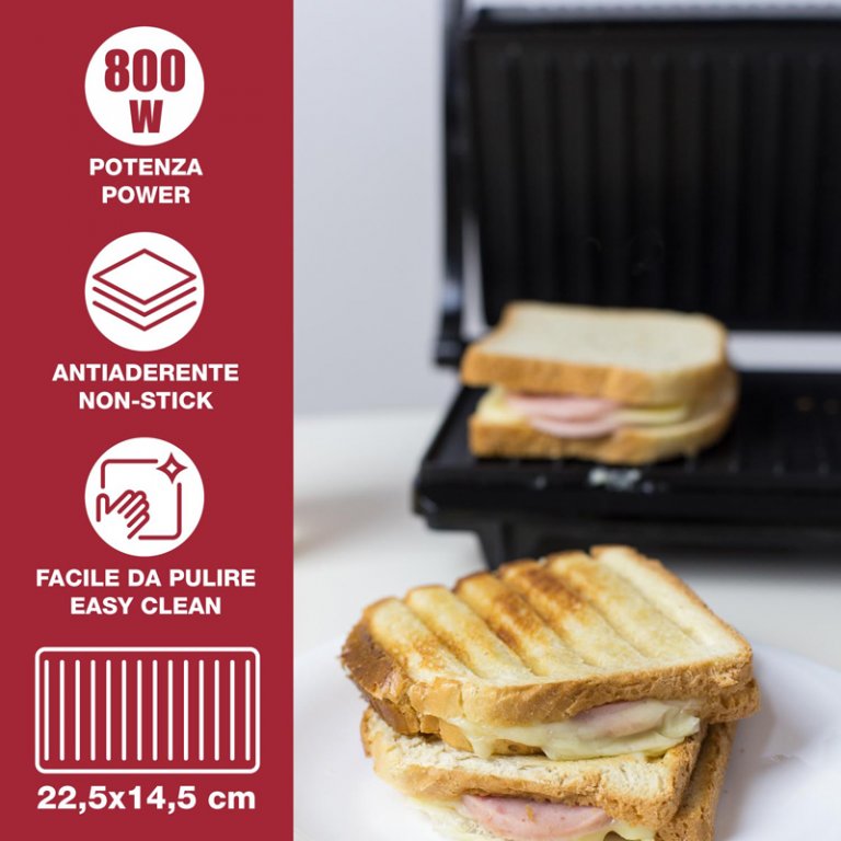 Sandwich maker si Grill electric, Beper, P101TOS003