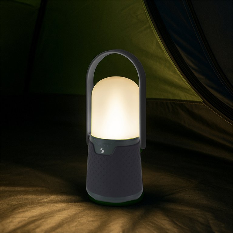 Set 3 in 1 pentru camping: ventilator + lanterna + felinar, Beper, P207ILO900