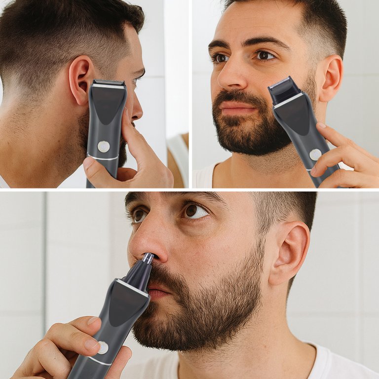 Set aparat de tuns parul si barba TrimX 12, Beper, P304CAP050