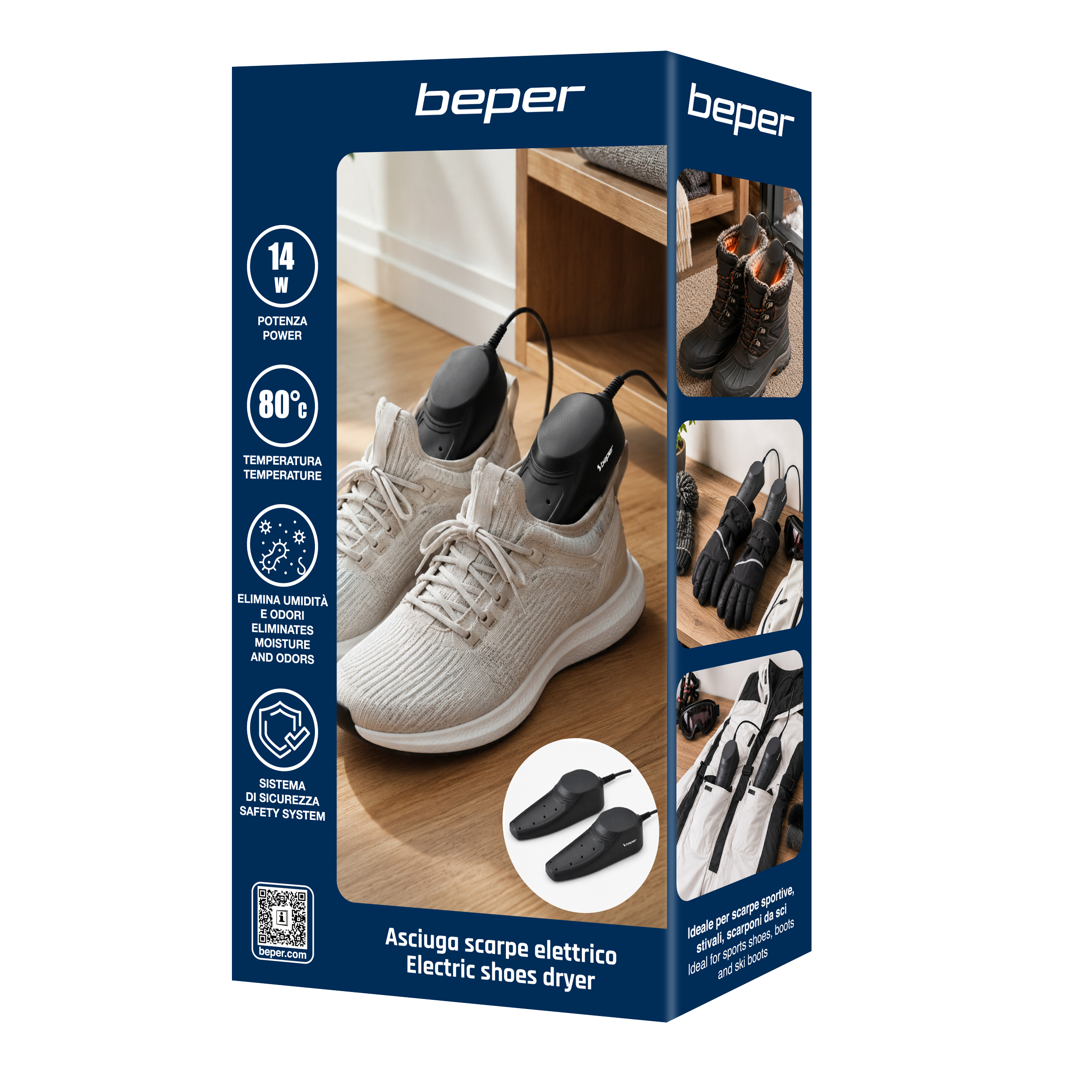 Uscator electric pentru incaltaminte ASCIU, Beper, RI.423