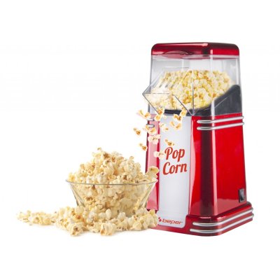 Aparat pentru preparat popcorn fara ulei, Beper, 90.590Y