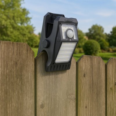 Lampa solara cu clema si senzor de miscare CLIPIA, Beper, P207ILO003
