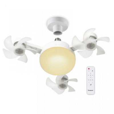 Ventilator de tavan 2 in 1 cu telecomanda, Beper, P206VEN612